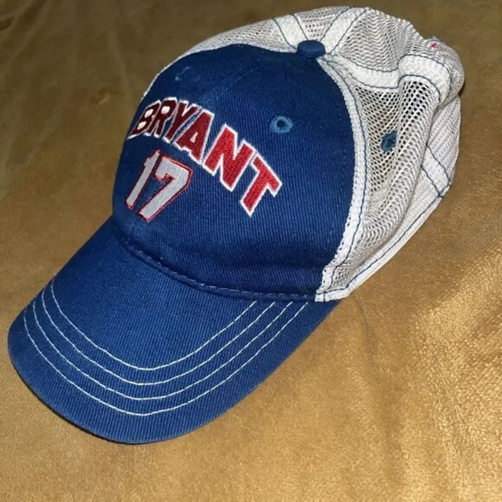 New Chicago Cubs #17 Kris Bryant MLB Players‎ Choice Blue Snapback OSFA Hat gym